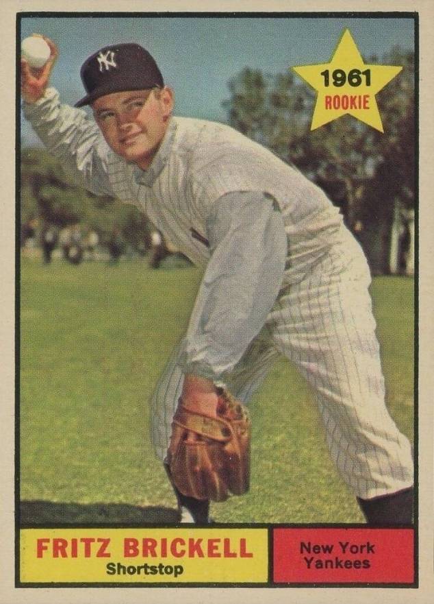 1961 Topps Fritz Brickell #333 Baseball Card