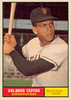 1961 Topps Orlando Cepeda #435 Baseball Card