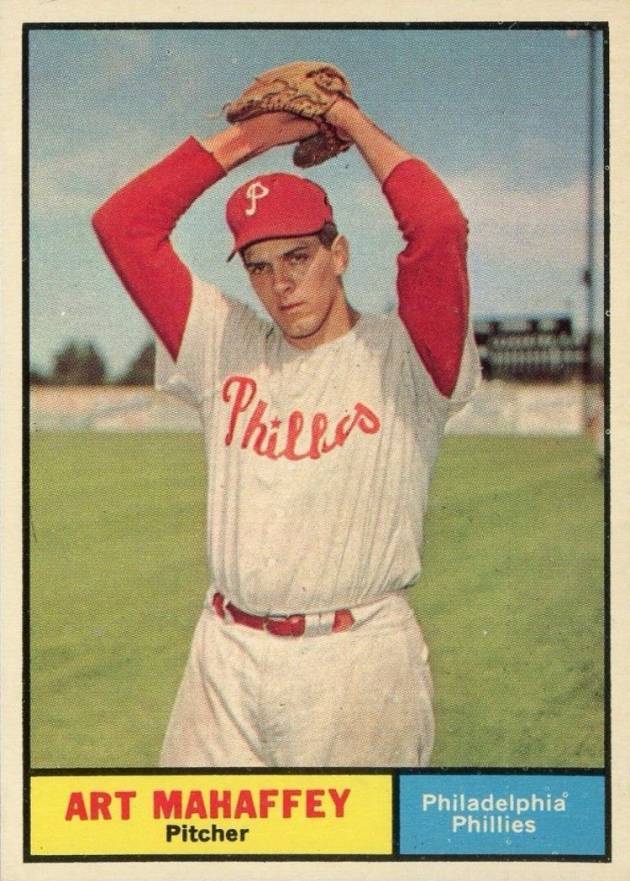 1961 Topps Art Mahaffey #433 Baseball Card