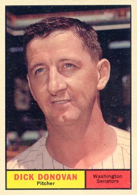 1961 Topps Dick Donovan #414 Baseball Card