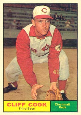 1961 Topps Cliff Cook #399 Baseball Card