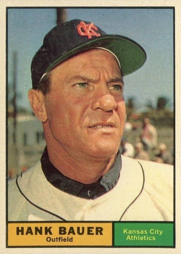 1961 Topps Hank Bauer #398 Baseball Card