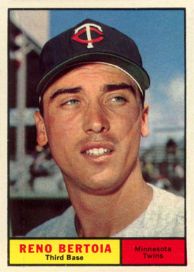 1961 Topps Reno Bertoia #392 Baseball Card