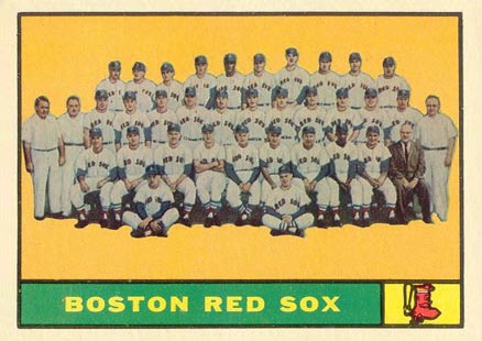 1961 Topps Boston Red Sox Team #373 Baseball Card