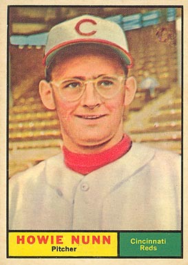 1961 Topps Howie Nunn #346 Baseball Card