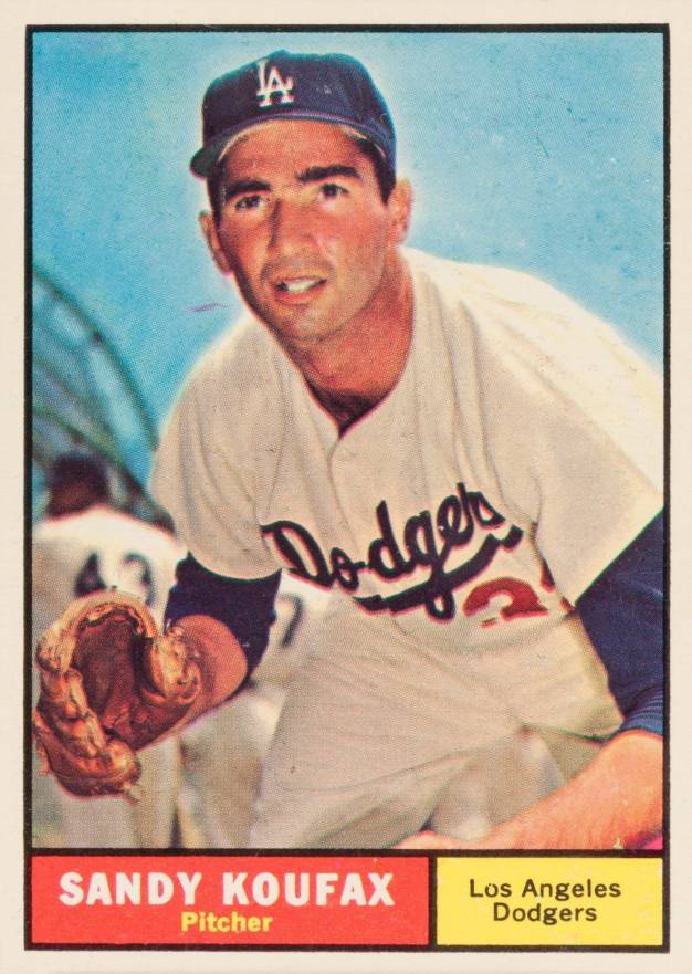 1961 Topps Sandy Koufax #344 Baseball Card