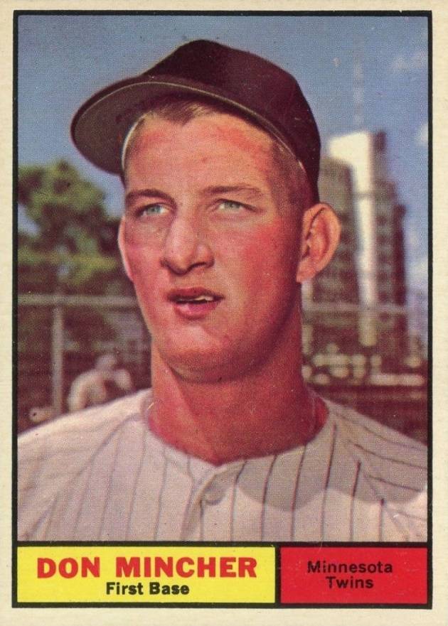 1961 Topps Don Mincher #336 Baseball Card