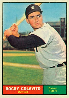 1961 Topps Rocky Colavito #330 Baseball Card