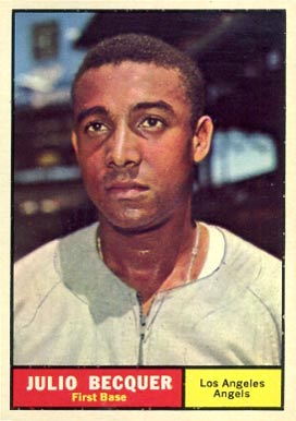 1961 Topps Julio Becquer #329 Baseball Card