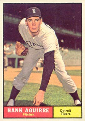 1961 Topps Hank Aguirre #324 Baseball Card