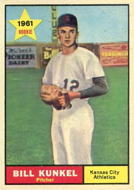 1961 Topps Bill Kunkel #322 Baseball Card