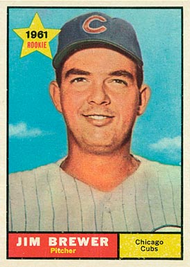 1961 Topps Jim Brewer #317 Baseball Card
