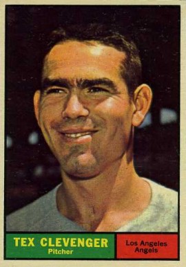 1961 Topps Tex Clevenger #291 Baseball Card