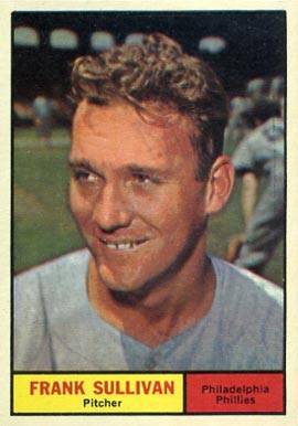 1961 Topps Frank Sullivan #281 Baseball Card