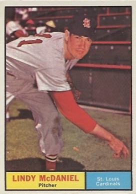 1961 Topps Lindy McDaniel #266 Baseball Card