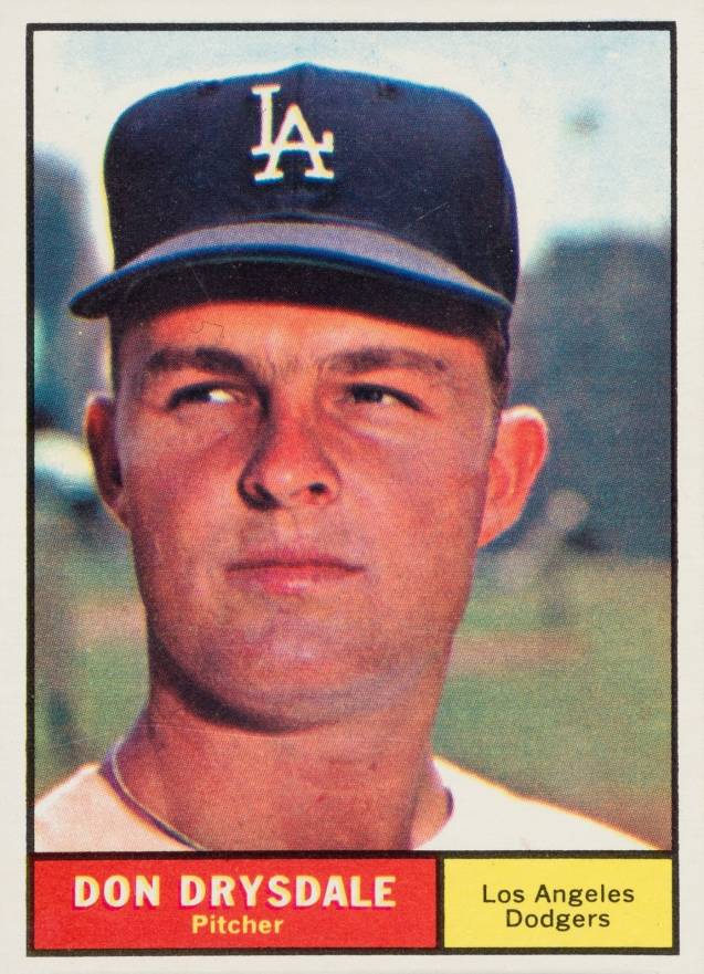 1961 Topps Don Drysdale #260 Baseball Card
