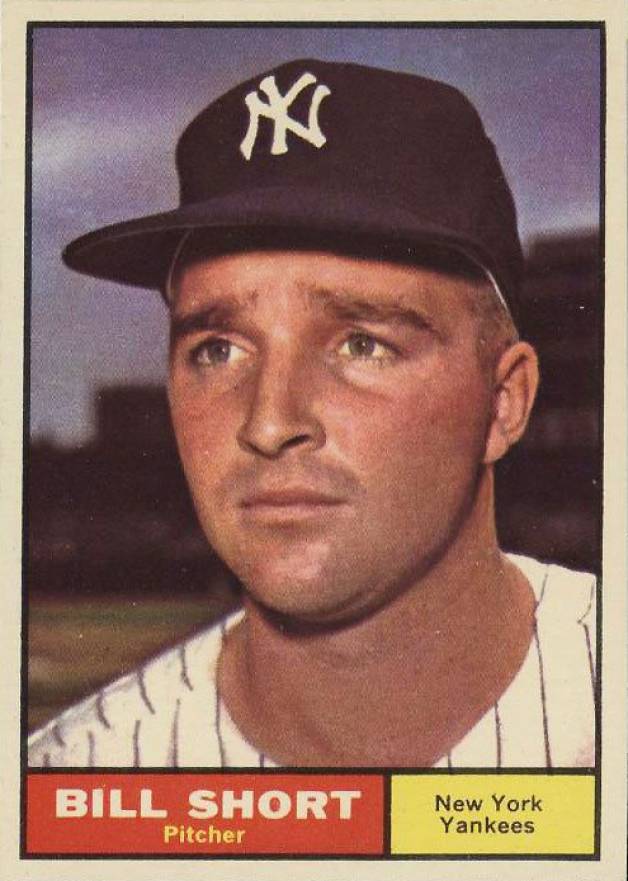 1961 Topps Bill Short #252 Baseball Card