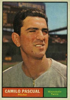 1961 Topps Camilo Pascual #235 Baseball Card