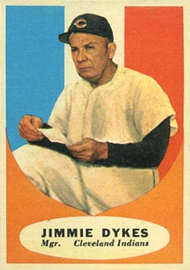1961 Topps Jimmie Dykes #222 Baseball Card