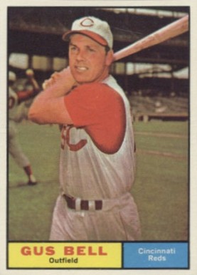1961 Topps Gus Bell #215 Baseball Card