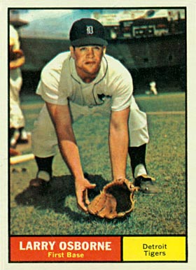 1961 Topps Larry Osborne #208 Baseball Card