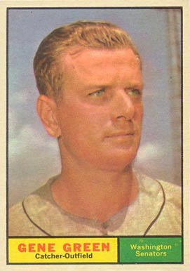 1961 Topps Gene Green #206 Baseball Card