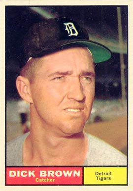 1961 Topps Dick Brown #192 Baseball Card