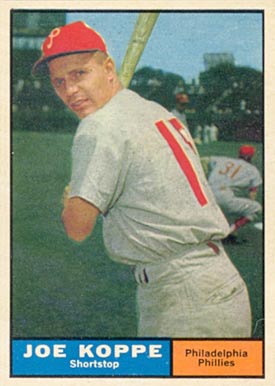 1961 Topps Joe Koppe #179 Baseball Card