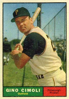 1961 Topps Gino Cimoli #165 Baseball Card