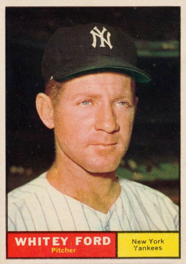 1961 Topps Whitey Ford #160 Baseball Card