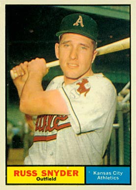 1961 Topps Russ Snyder #143 Baseball Card