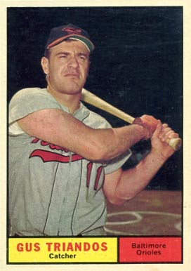 1961 Topps Gus Triandos #140 Baseball Card