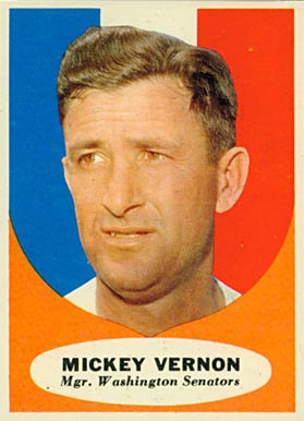 1961 Topps Mickey Vernon #134 Baseball Card