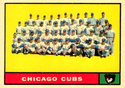 1961 Topps Chicago Cubs Team #122 Baseball Card