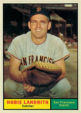 1961 Topps Hobie Landrith #114 Baseball Card