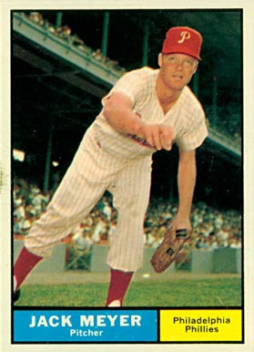 1961 Topps Jack Meyer #111 Baseball Card