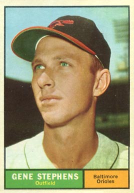 1961 Topps Gene Stephens #102 Baseball Card