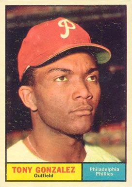1961 Topps Tony Gonzalez #93 Baseball Card