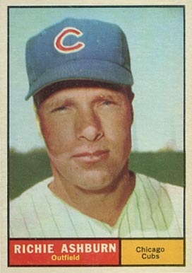 1961 Topps Richie Ashburn #88 Baseball Card