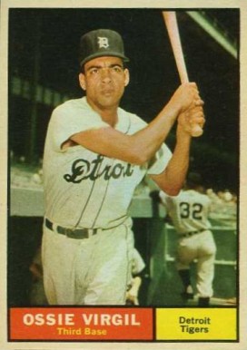 1961 Topps Ossie Virgil #67 Baseball Card
