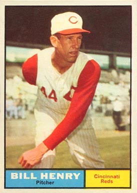1961 Topps Bill Henry #66 Baseball Card