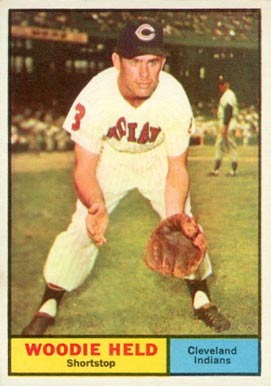 1961 Topps Woodie Held #60 Baseball Card