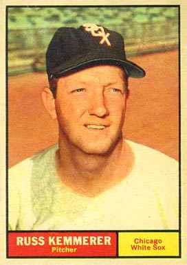 1961 Topps Russ Kemmerer #56 Baseball Card