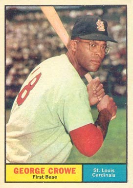 1961 Topps George Crowe #52 Baseball Card