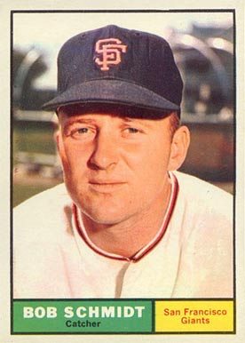 1961 Topps Bob Schmidt #31 Baseball Card
