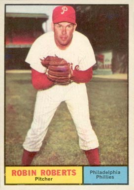 1961 Topps Robin Roberts #20 Baseball Card