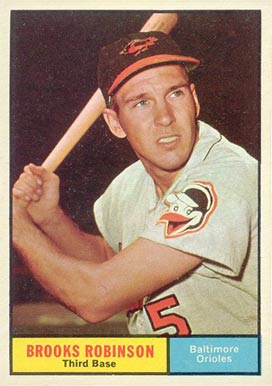 1961 Topps Brooks Robinson #10 Baseball Card