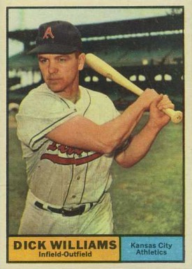 1961 Topps Dick Williams #8 Baseball Card