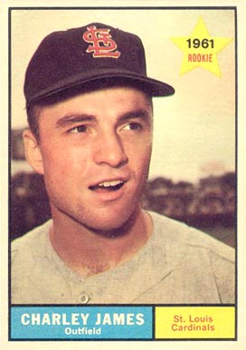 1961 Topps Charley James #561 Baseball Card