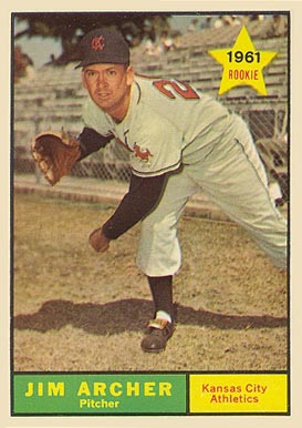 1961 Topps Jim Archer #552 Baseball Card